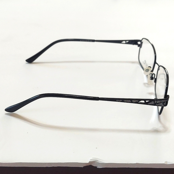 NWOT Bella Italia Unisex Stone Embellished Black Frame Eyeglasses - Picture 7 of 9